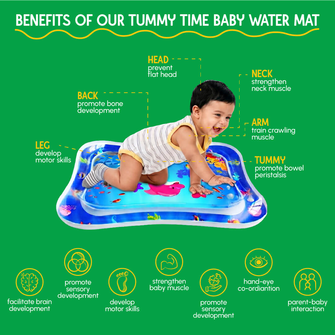 Water Tummy Time Mat for Babies
