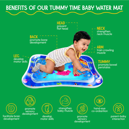 Water Tummy Time Mat for Babies