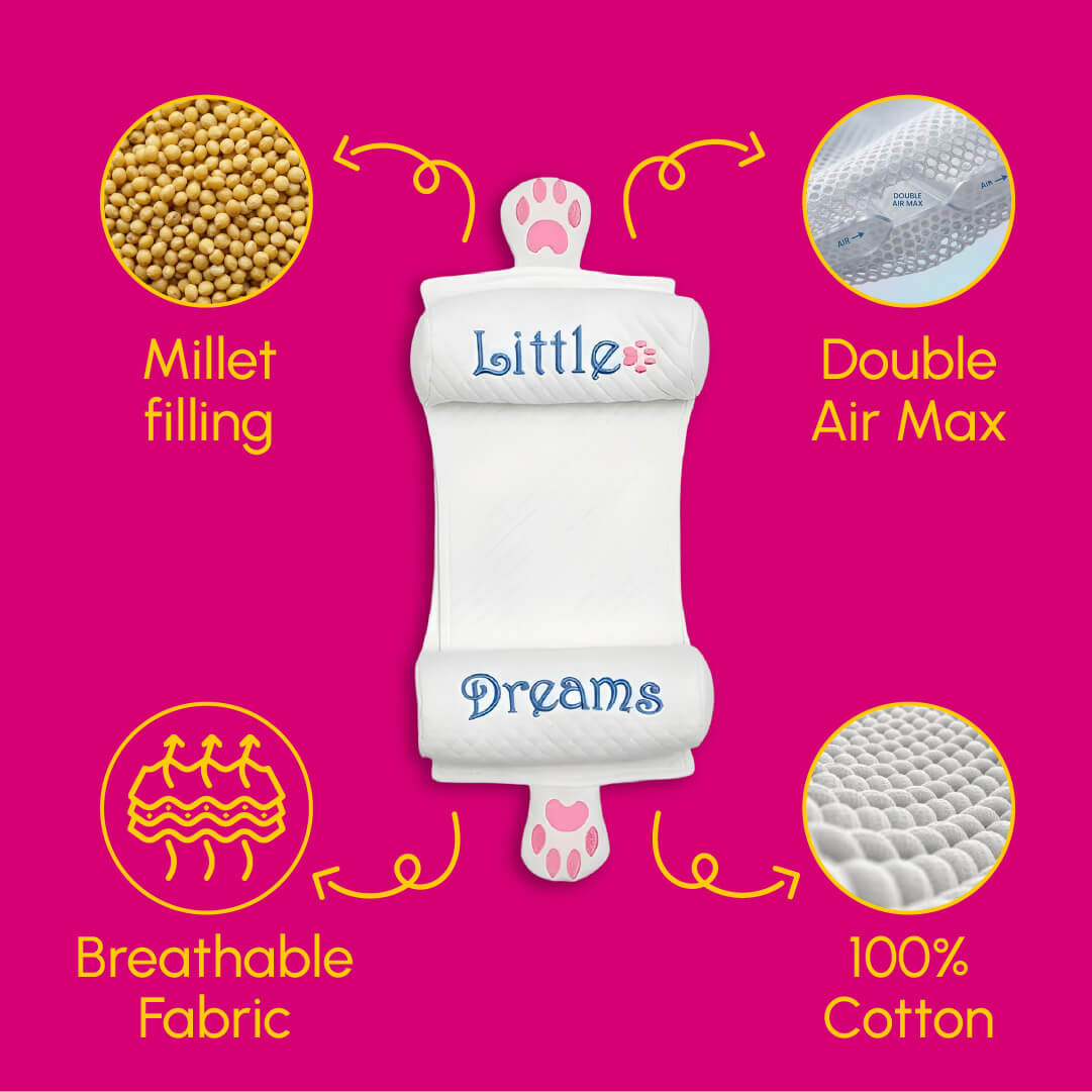 Newborn Head Shaping Millet Pillow