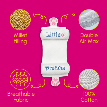 Newborn Head Shaping Millet Pillow