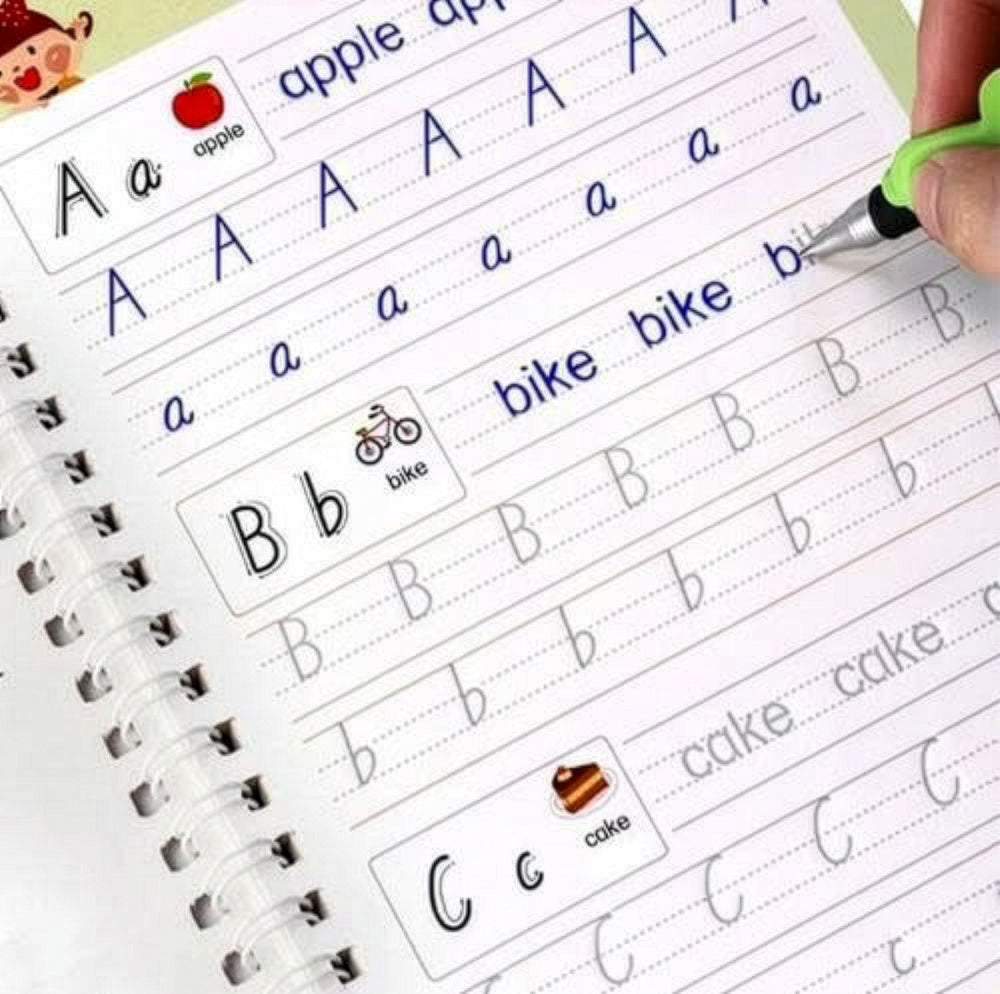 Reusable Writing Book with Fade Ink Pen