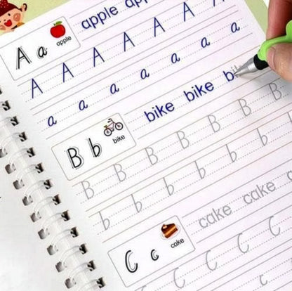 Reusable Writing Book with Fade Ink Pen