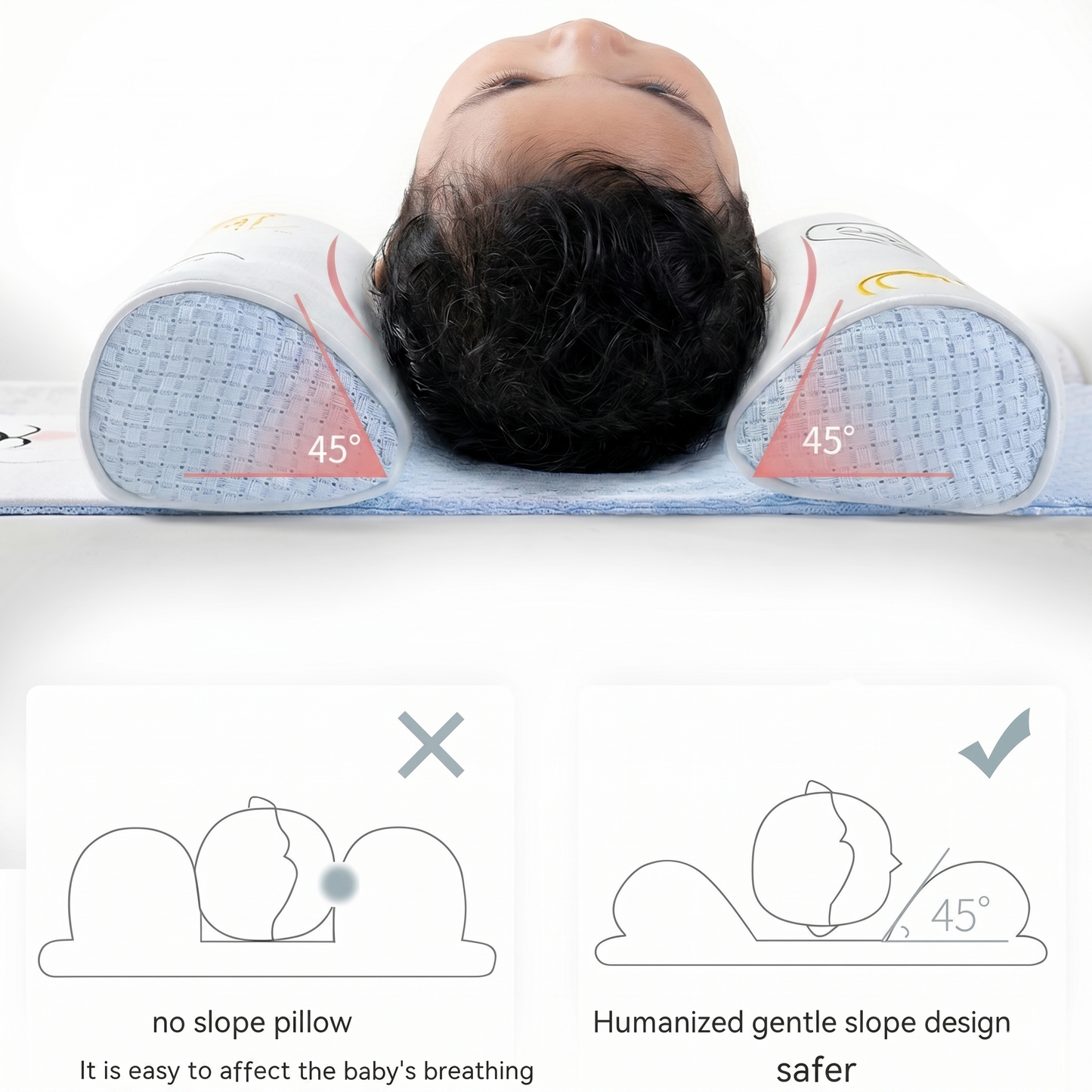 Newborn Cotton Head Shaping Pillow